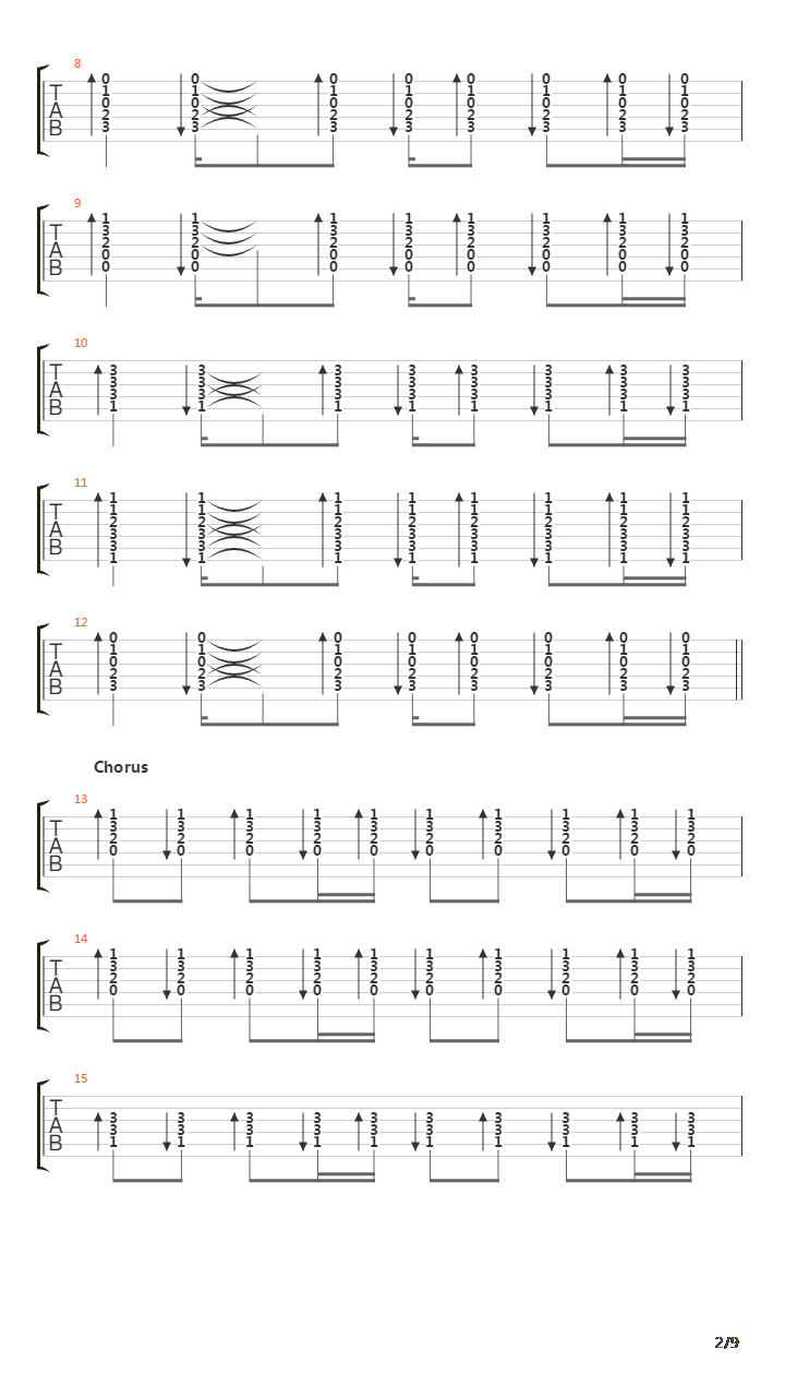 Pieces吉他谱