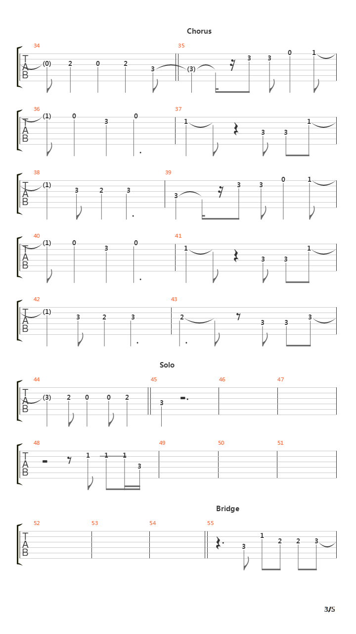 Pieces吉他谱