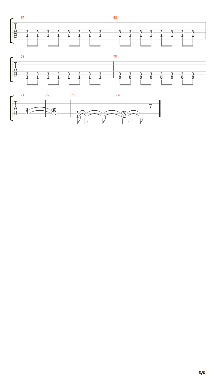 Pieces吉他谱