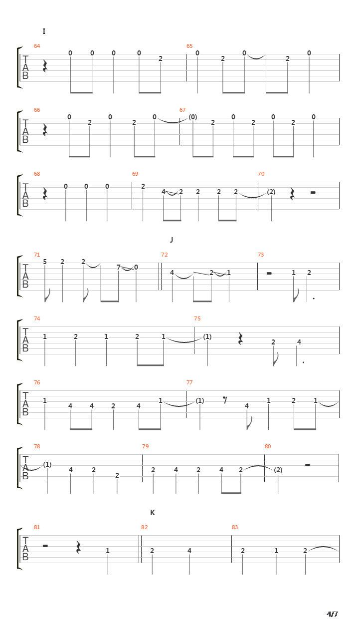 Rhythms吉他谱