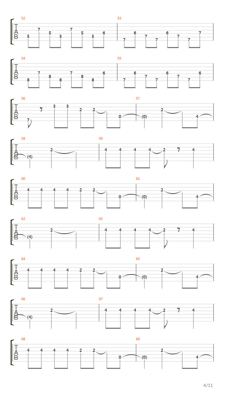 Synchronicity 2吉他谱