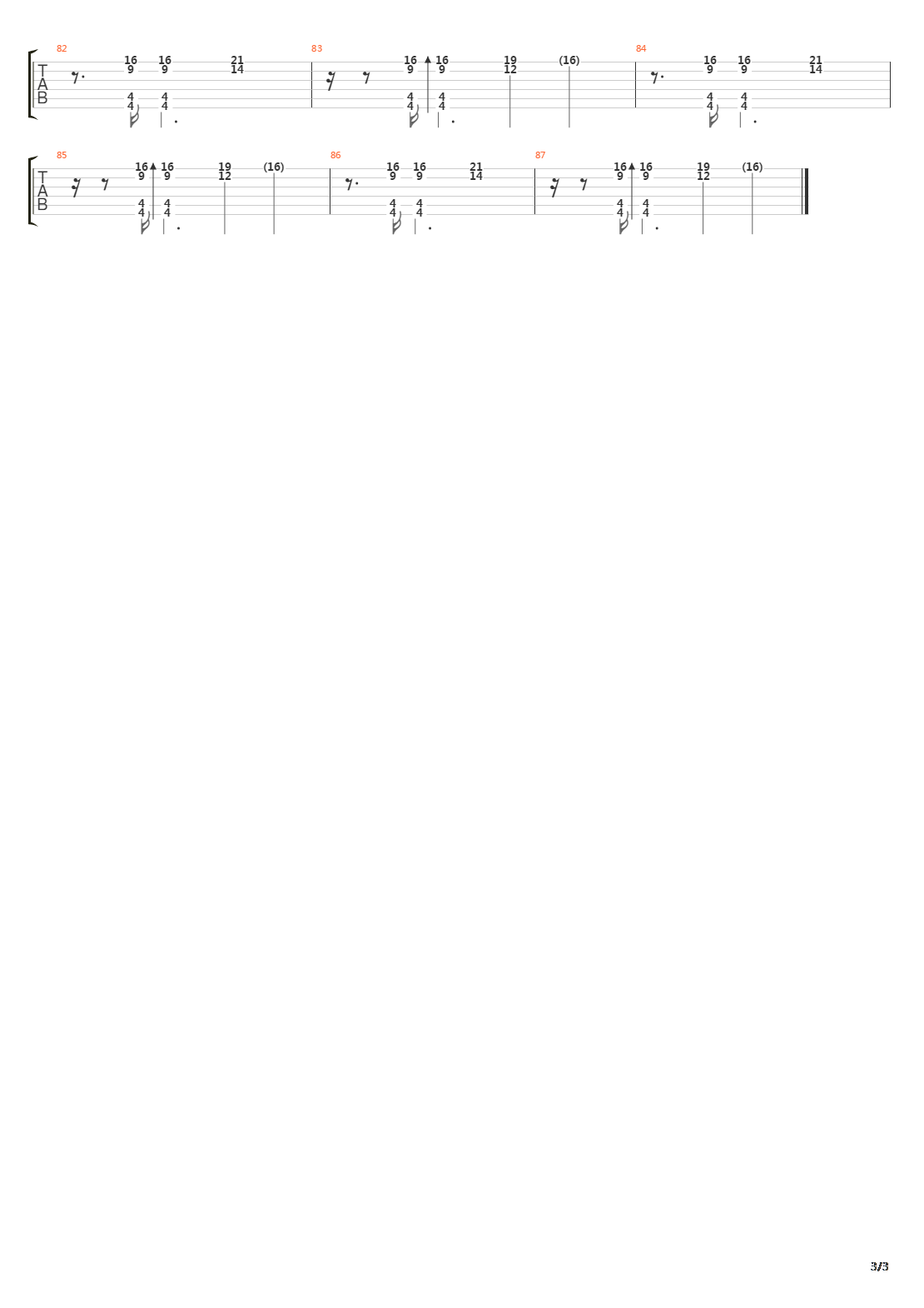 Ginnungagap Prologue吉他谱