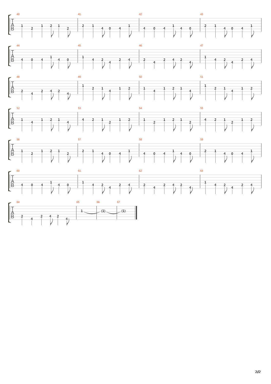 Interludium吉他谱
