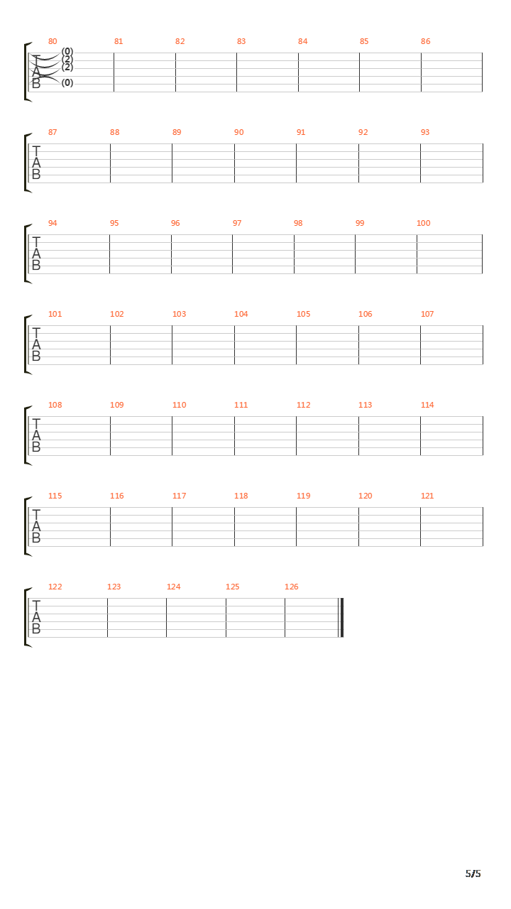 Lemuria吉他谱