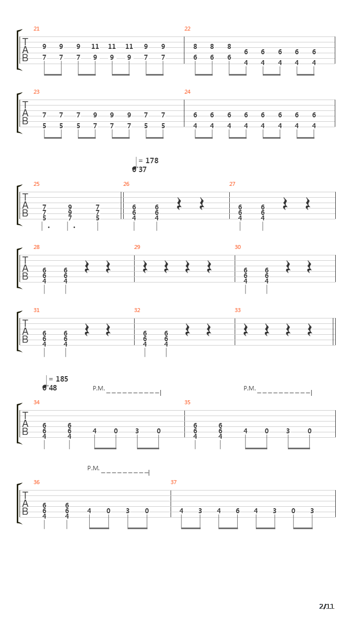 Melez吉他谱