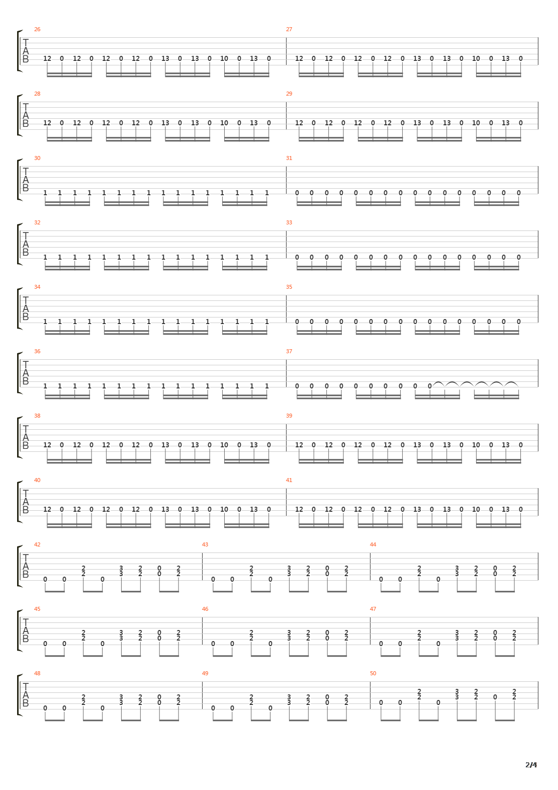 Seven Secrets Of The Sphinx吉他谱