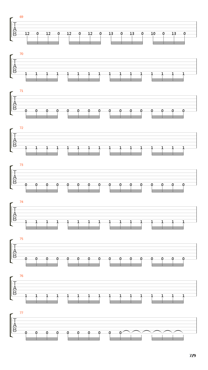 Seven Secrets Of The Sphinx吉他谱