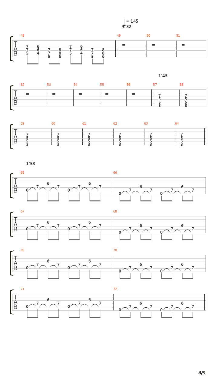 Symphoni Drakonis Inferni吉他谱