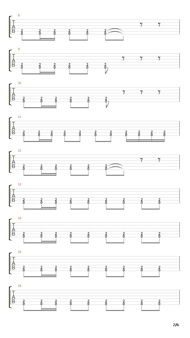 Symphony Of The Dead吉他谱