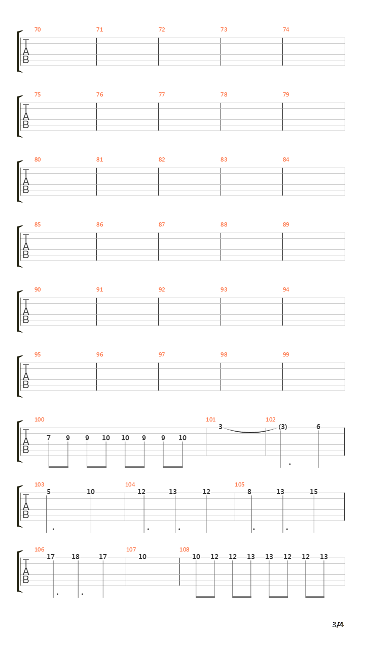 Symphony Of The Dead吉他谱