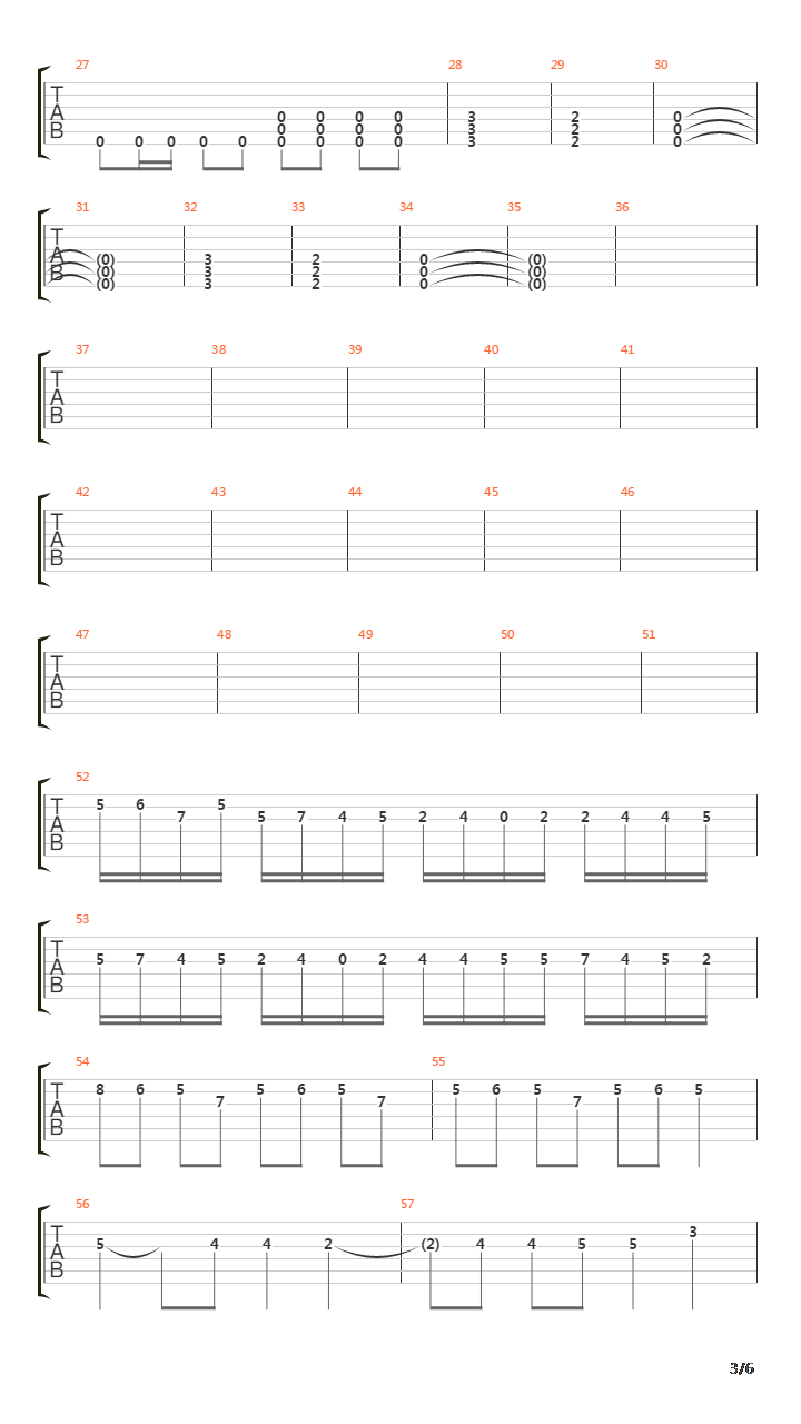 Symphony Of The Dead吉他谱