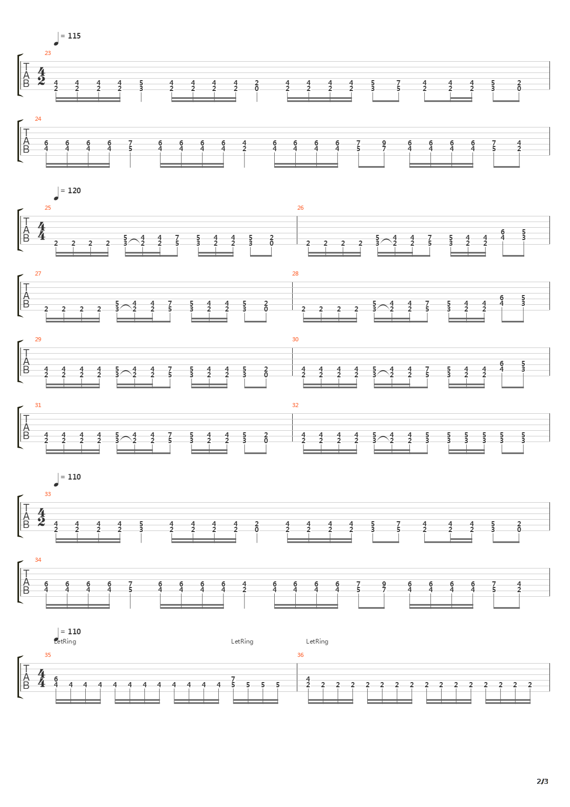 The Return吉他谱