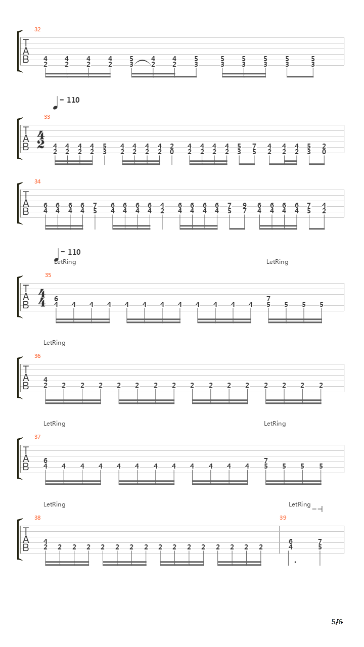 The Return吉他谱