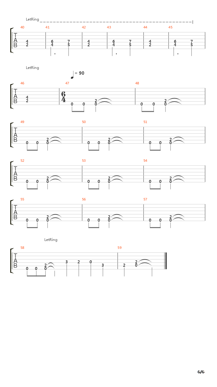 The Return吉他谱