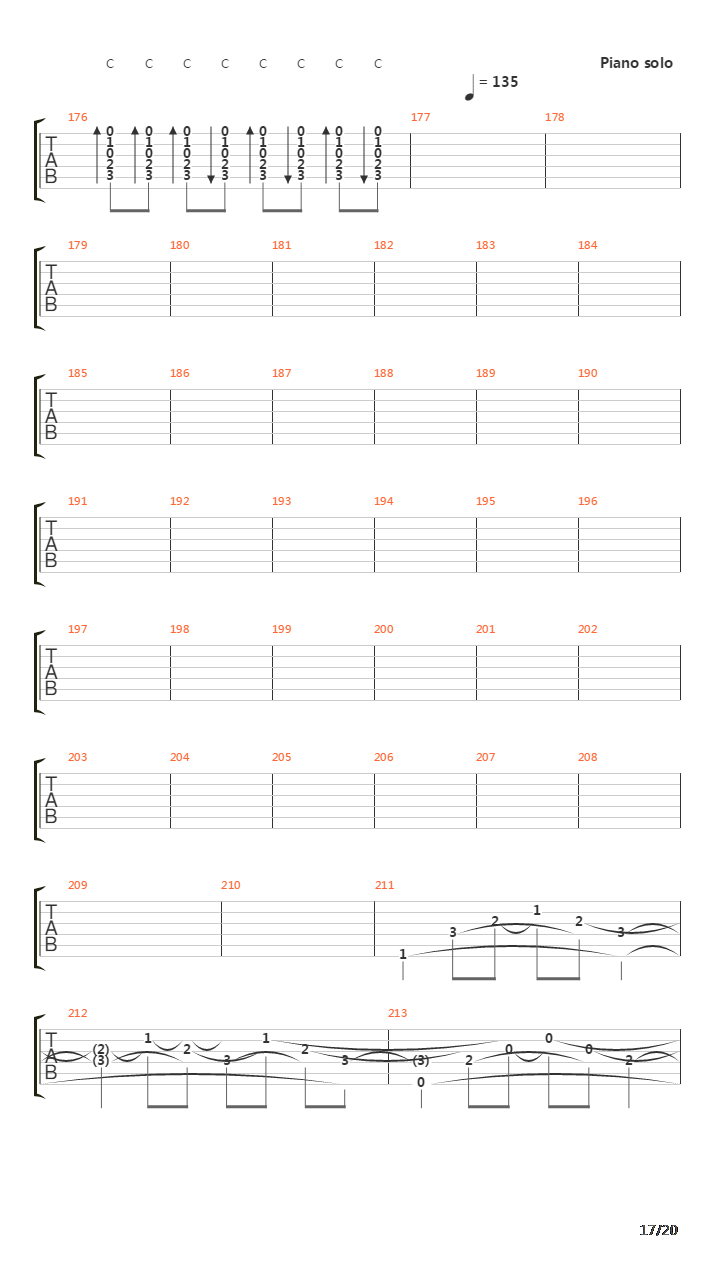 The Siren Of The Woods吉他谱