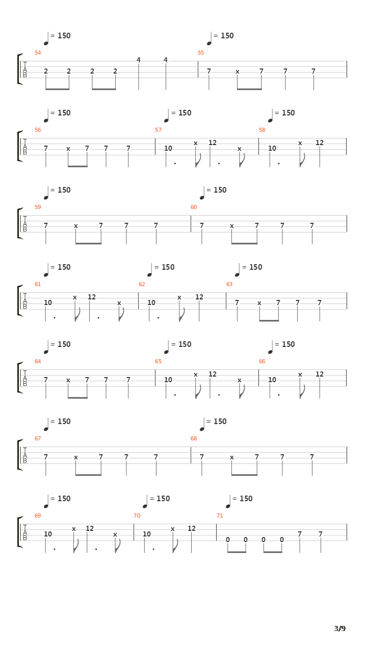 Vanaheim吉他谱