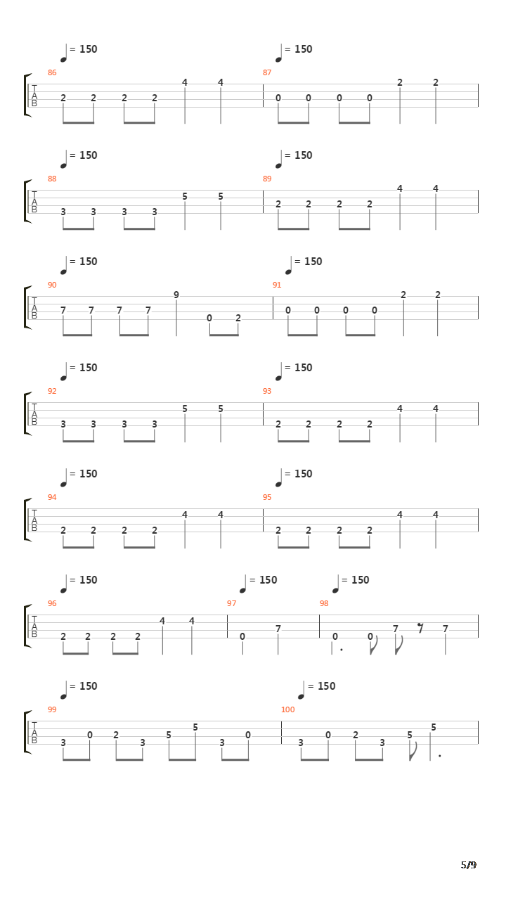 Vanaheim吉他谱