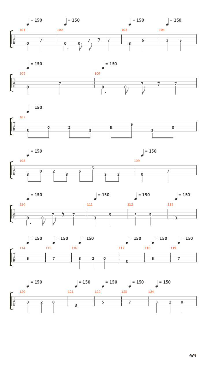 Vanaheim吉他谱