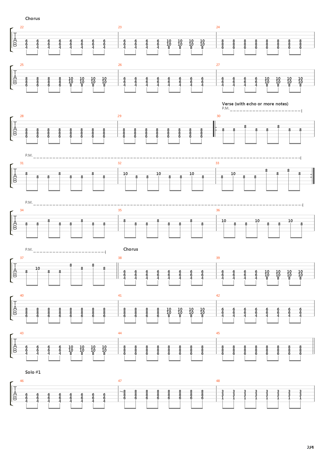 Automatic吉他谱