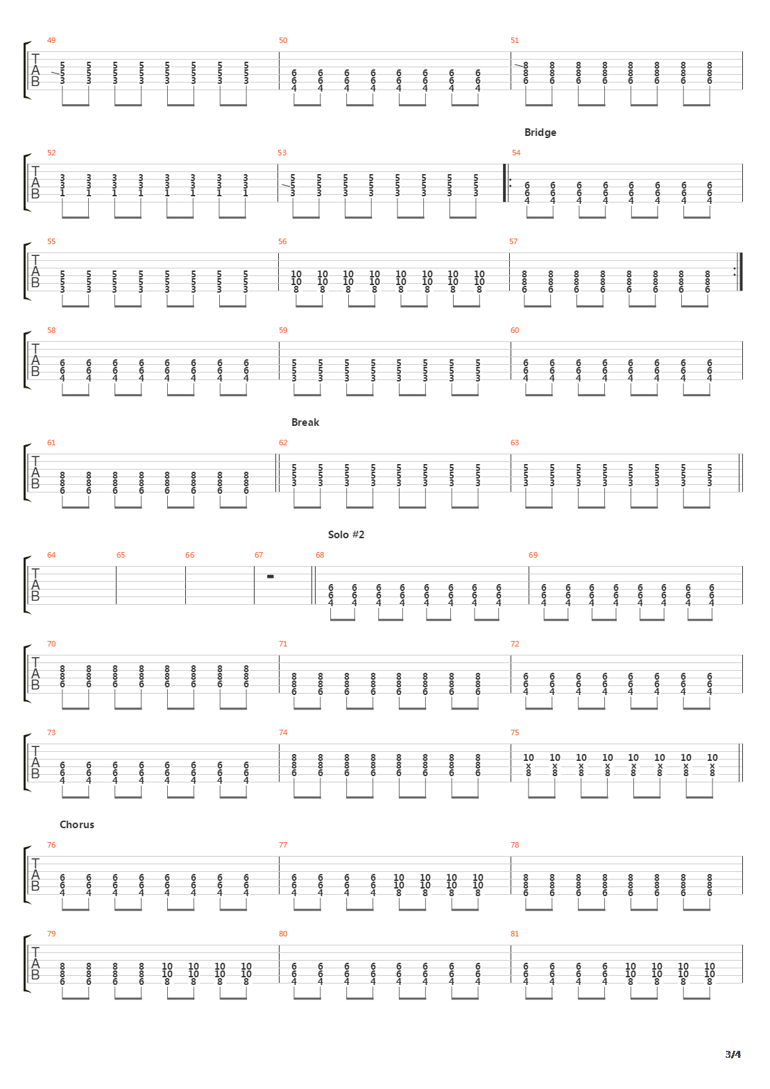 Automatic吉他谱