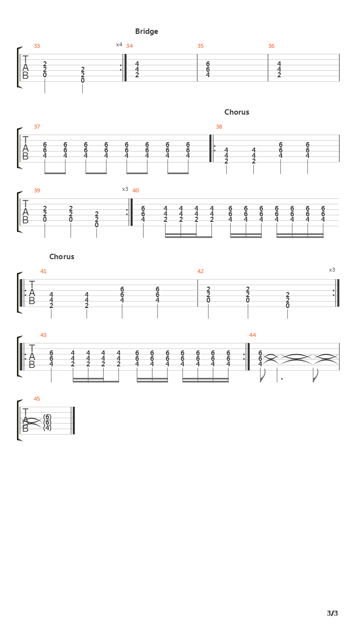 Der Letzte Tag吉他谱