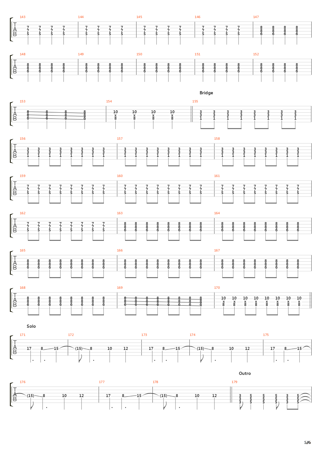 Humanoid吉他谱