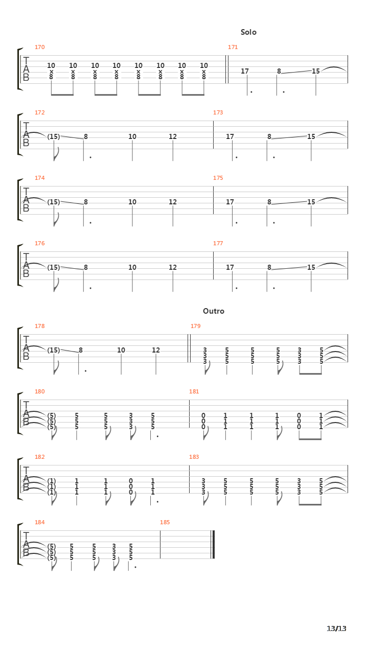 Humanoid吉他谱