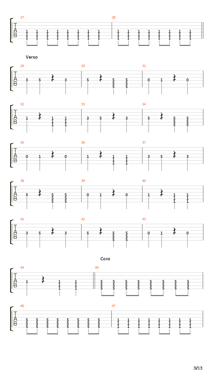 Humanoid吉他谱