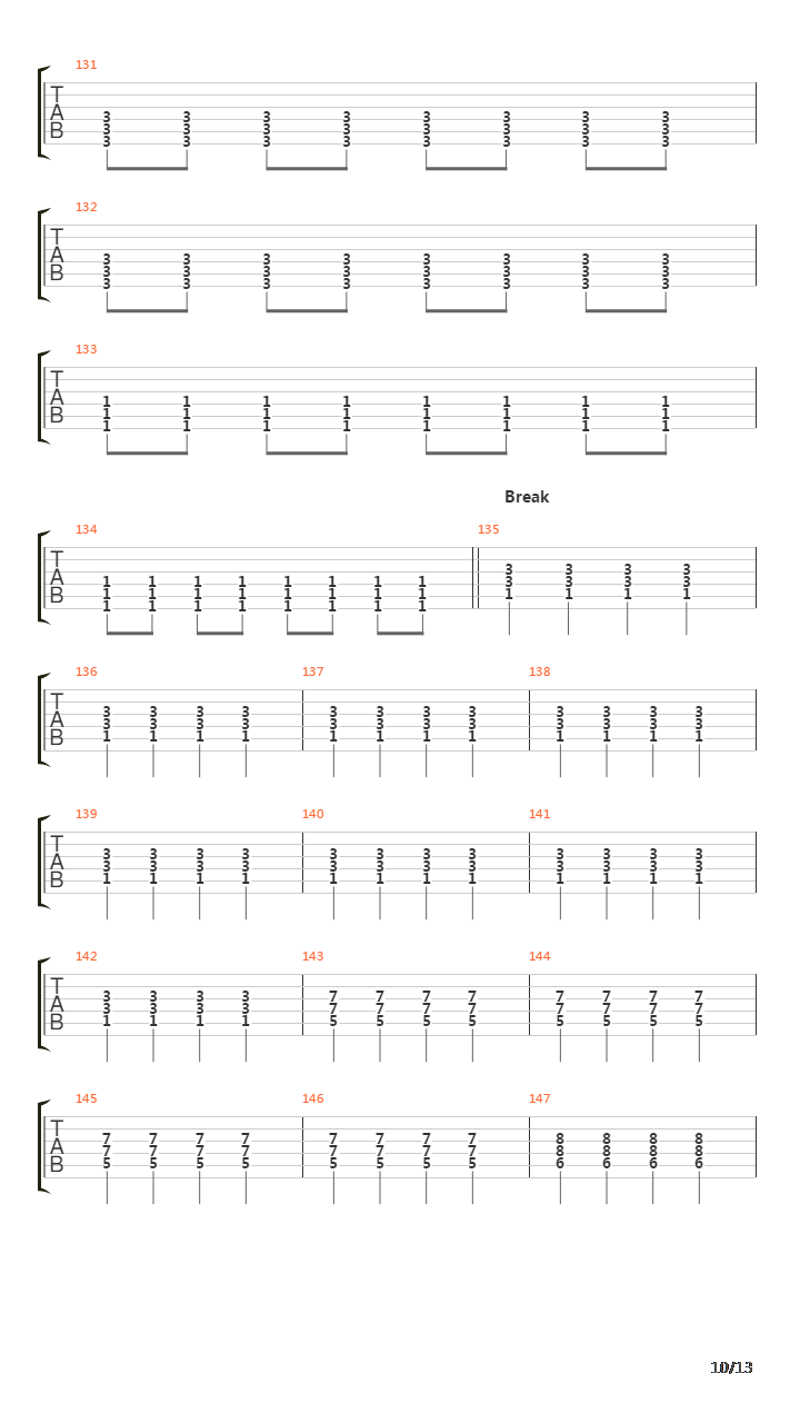 Humanoid吉他谱