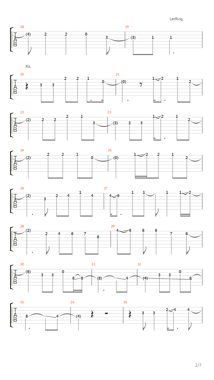 Monsoon吉他谱