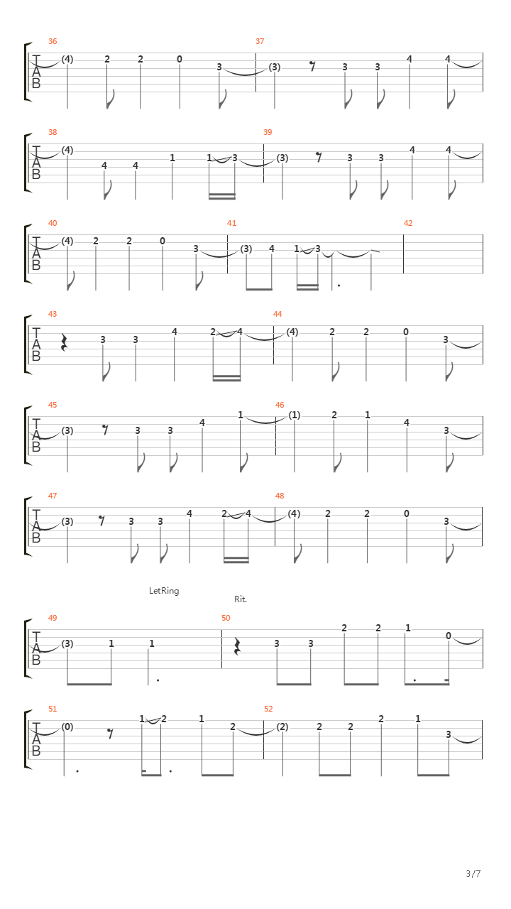 Monsoon吉他谱