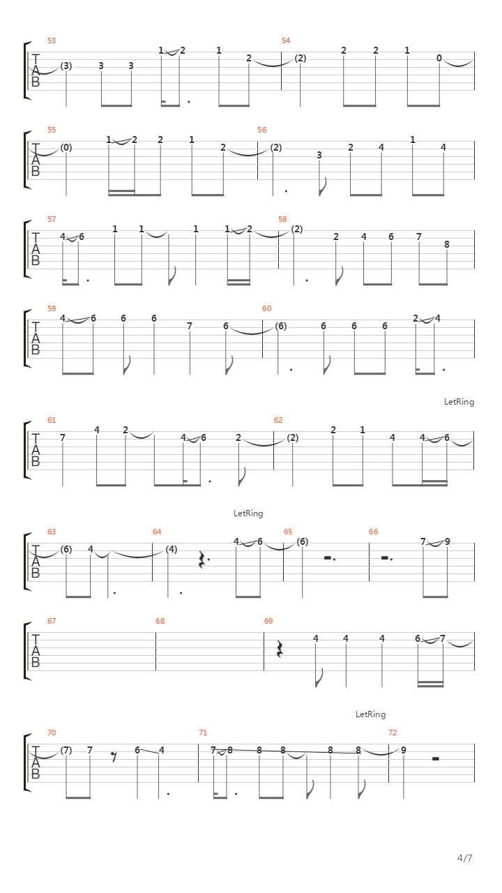 Monsoon吉他谱