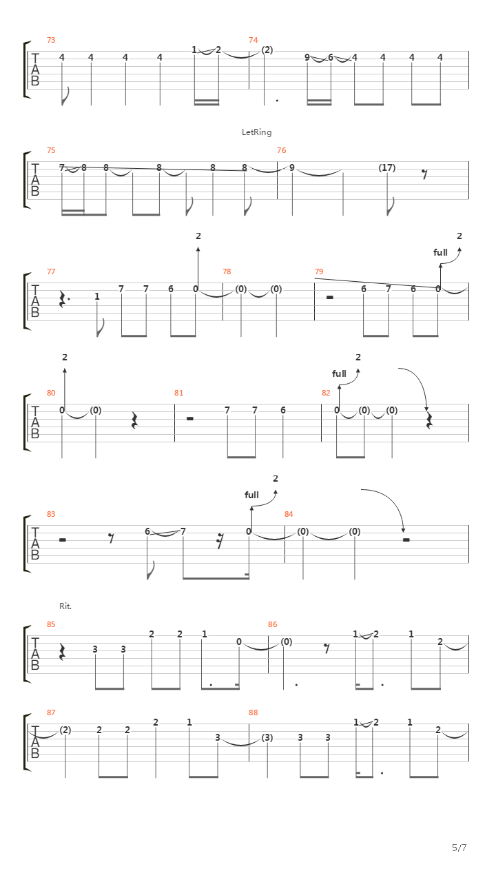 Monsoon吉他谱