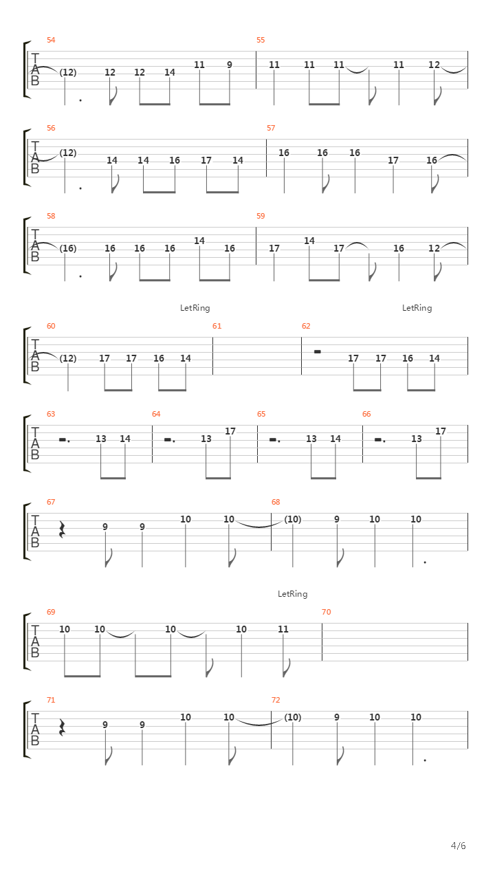 Monsoon吉他谱