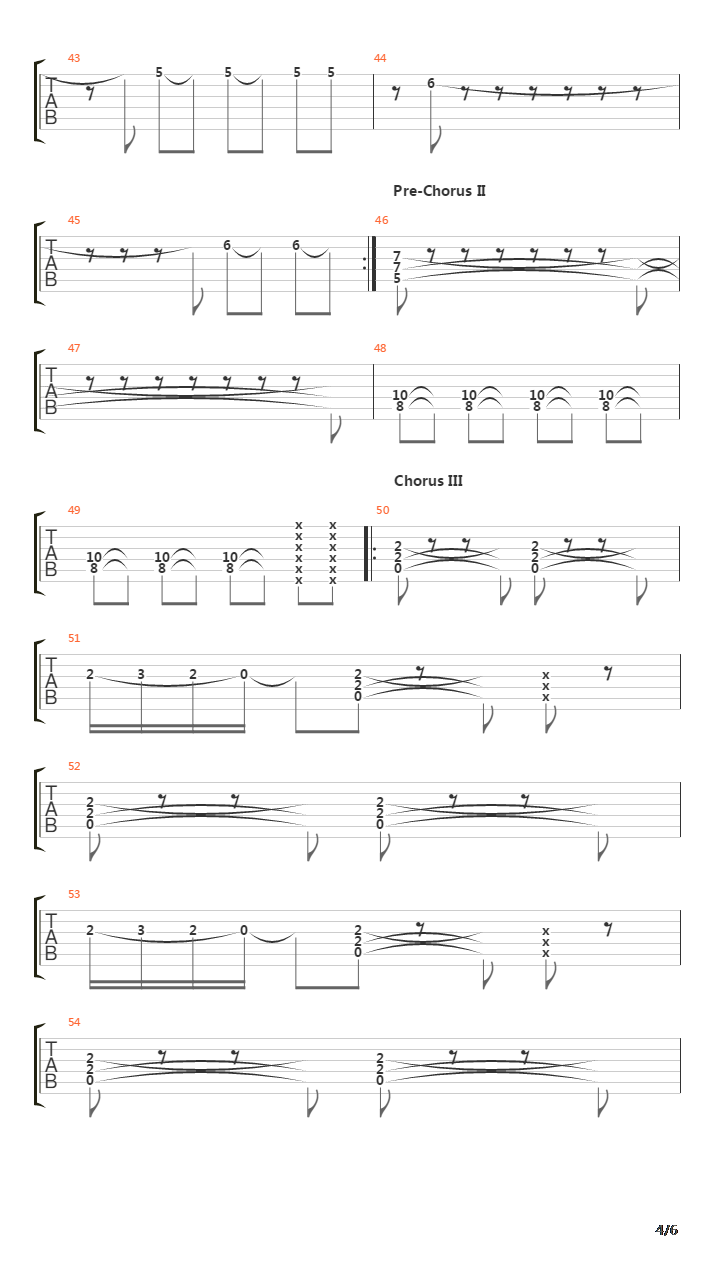 Schrei吉他谱