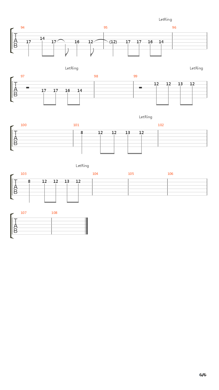 Through The Monsoon吉他谱