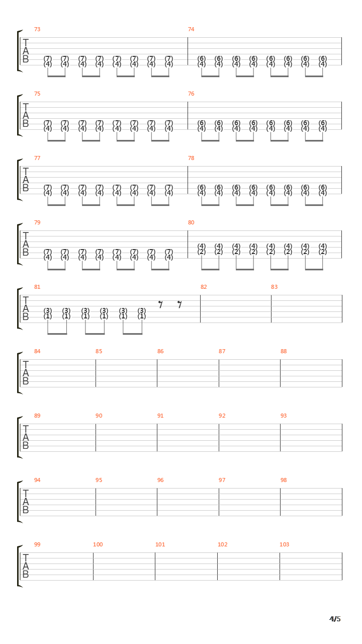 Totgeliebt吉他谱