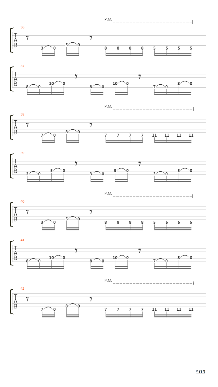 Black吉他谱