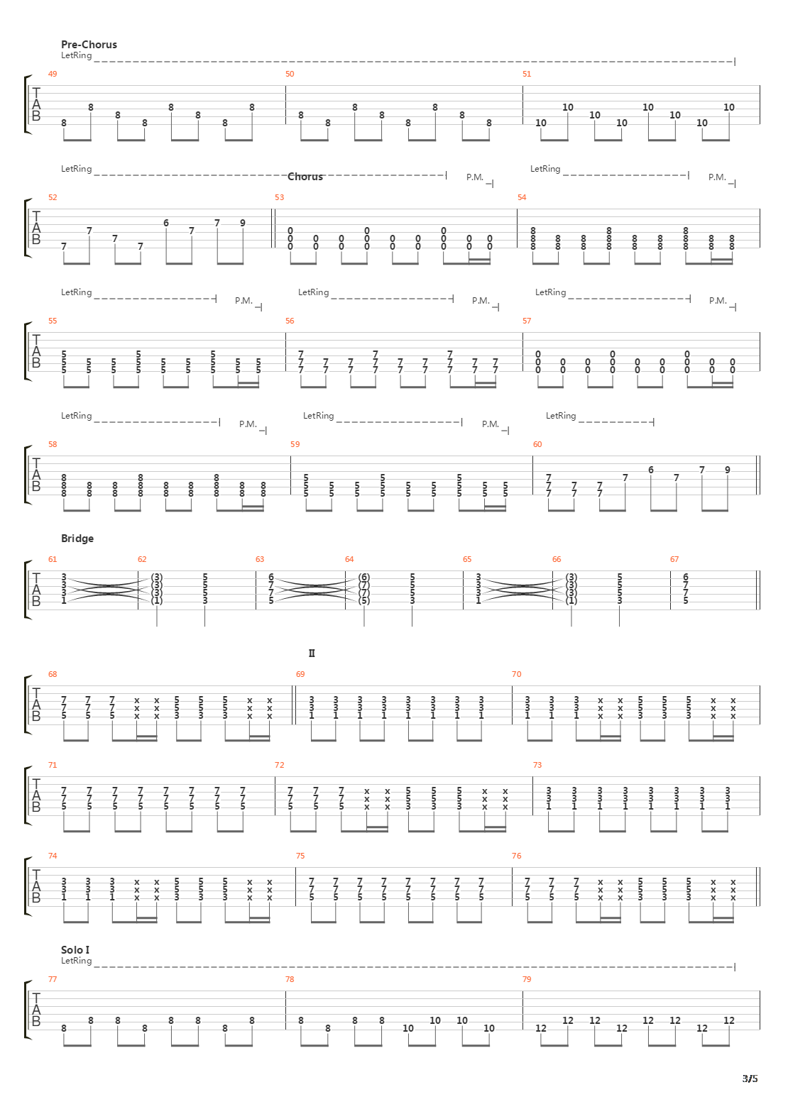 Built To Fall吉他谱