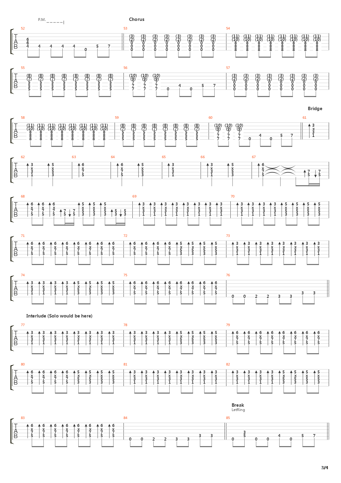 Built To Fall吉他谱