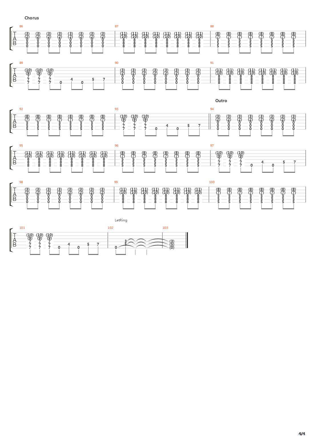 Built To Fall吉他谱