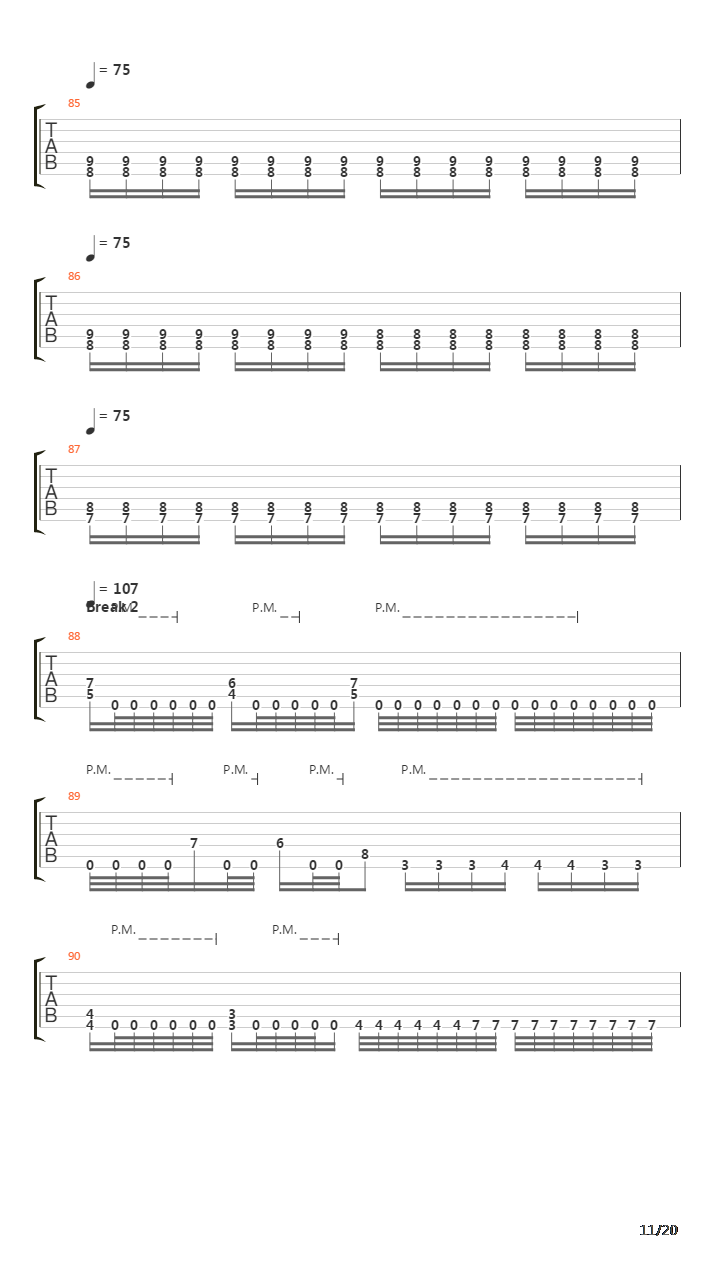 Declaration吉他谱