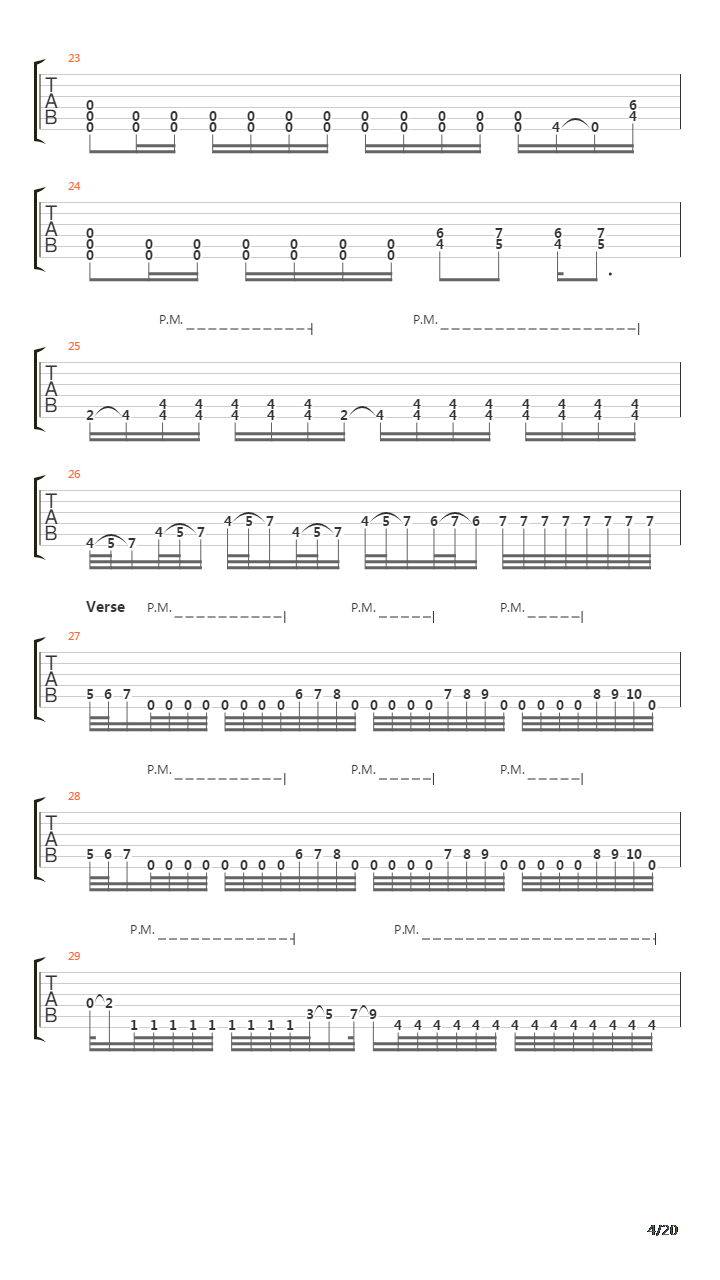 Declaration吉他谱