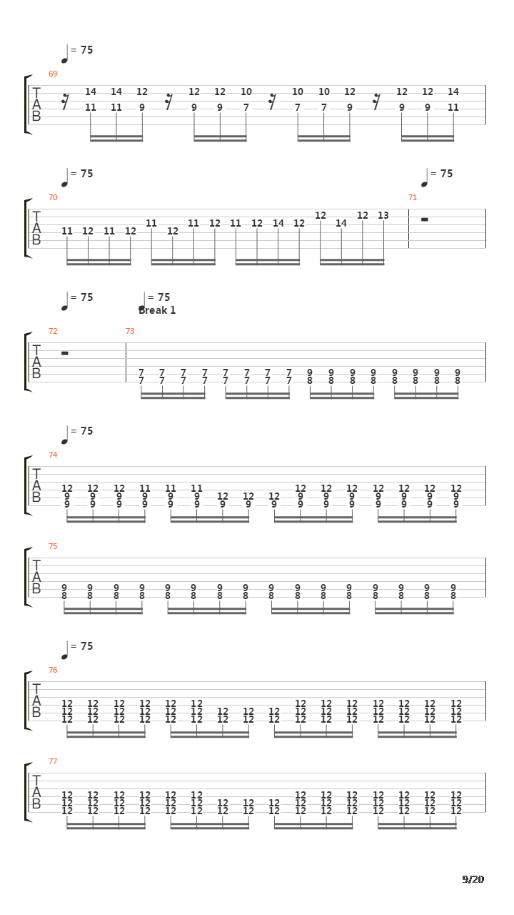 Declaration吉他谱