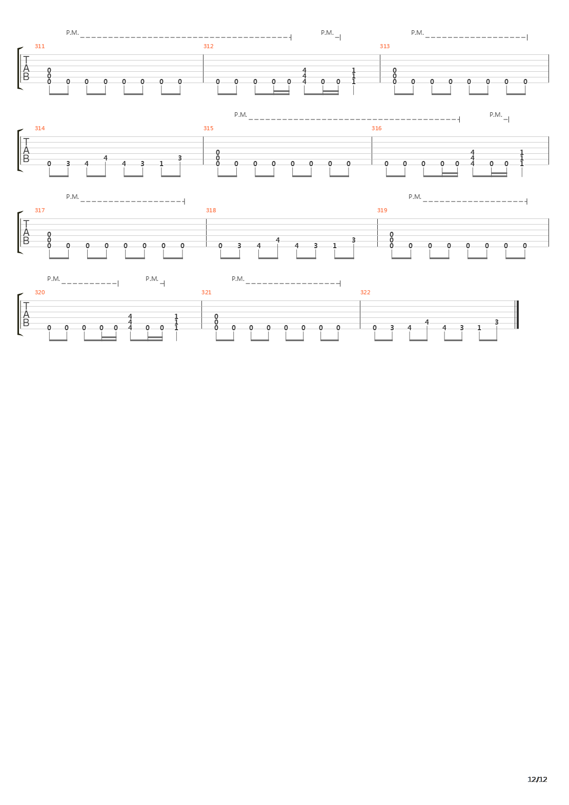 Declaration吉他谱