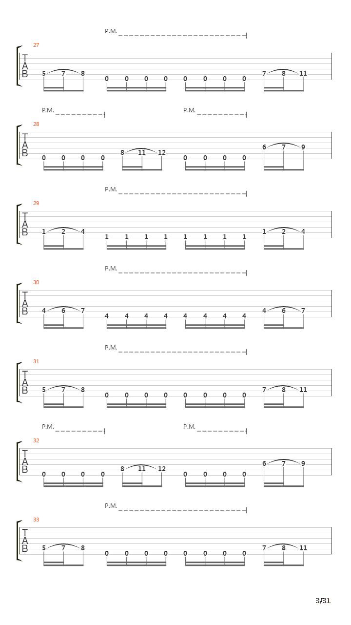 Declaration吉他谱