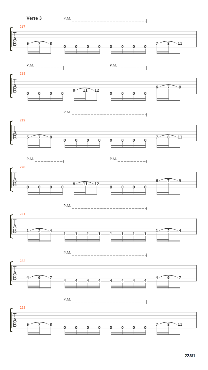 Declaration吉他谱