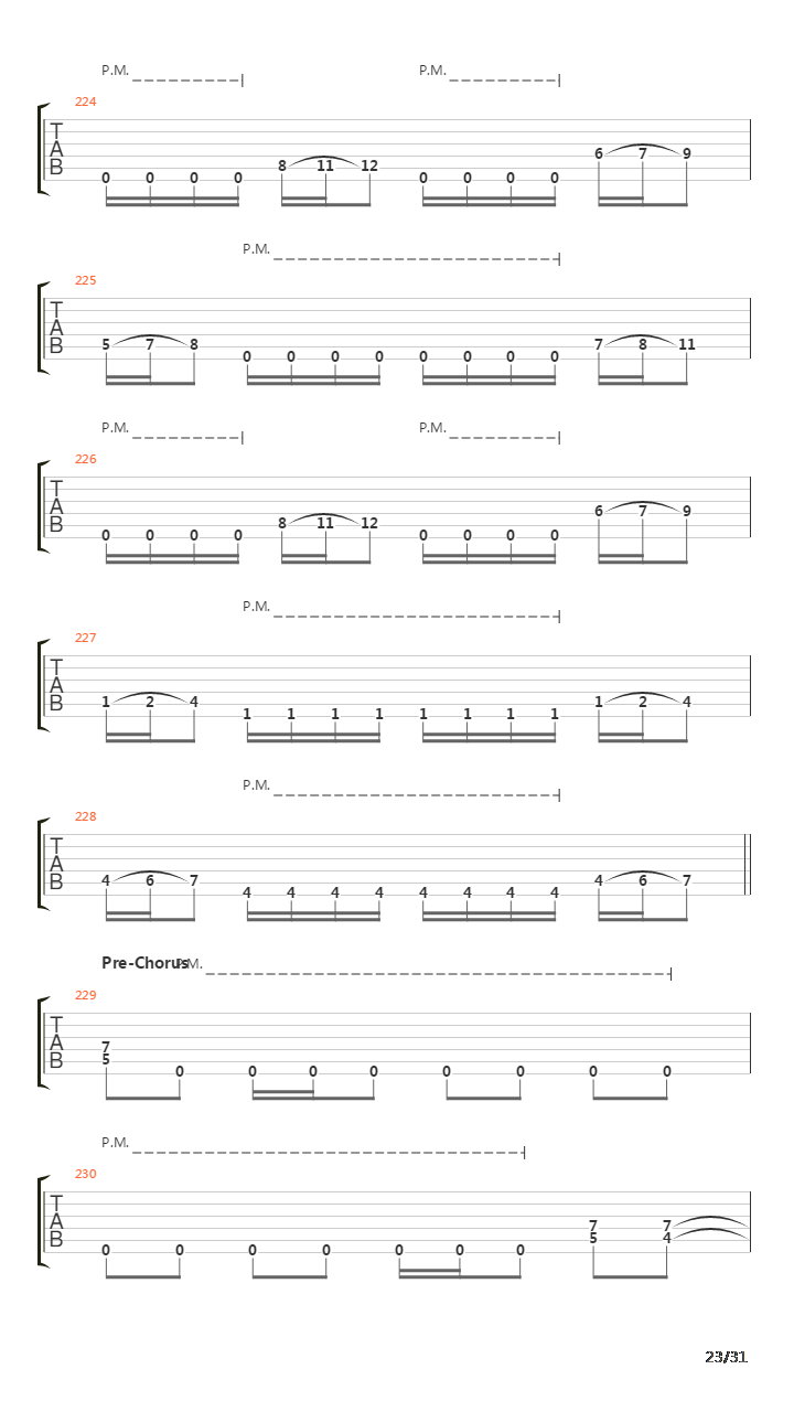 Declaration吉他谱