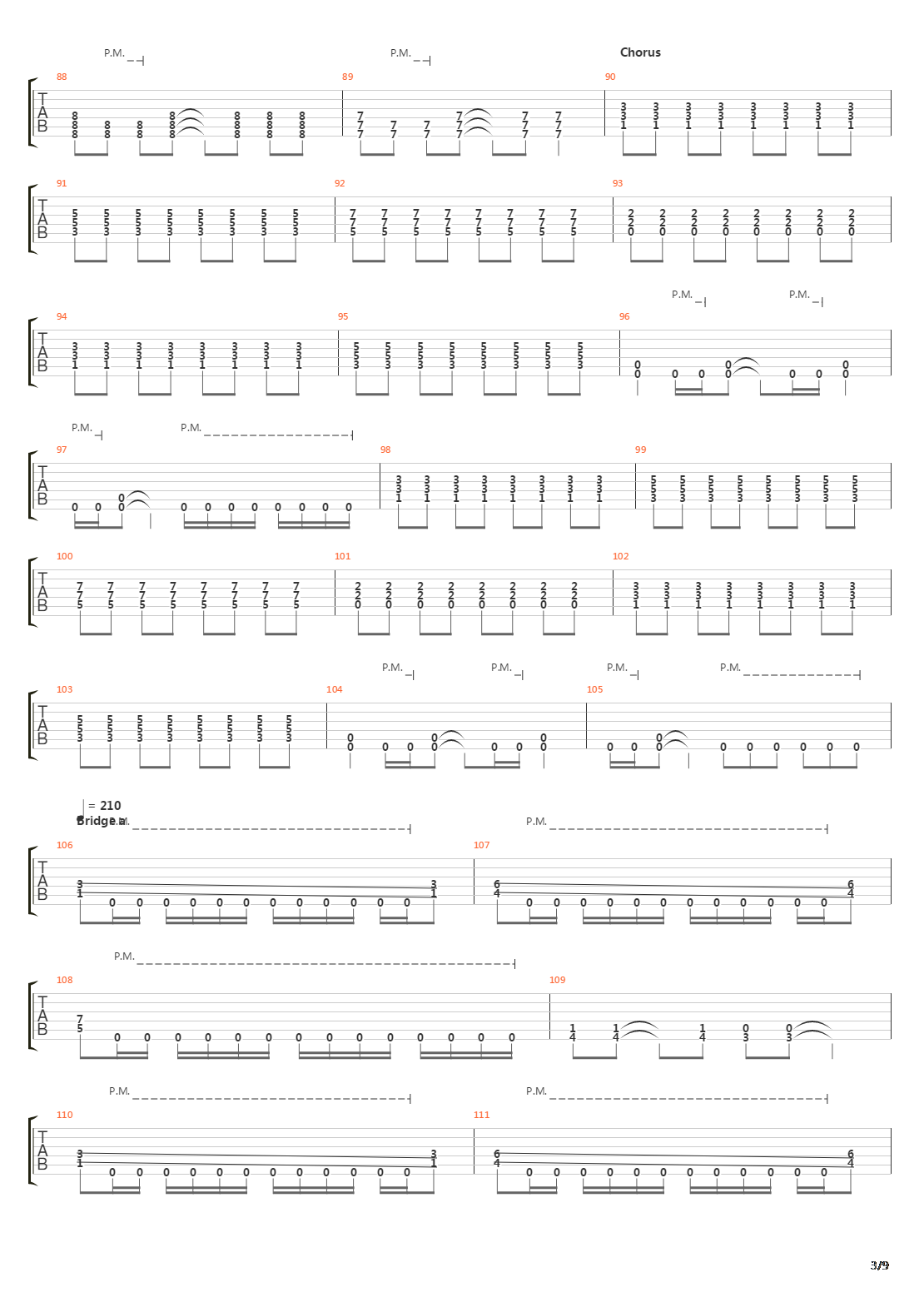 Departure吉他谱