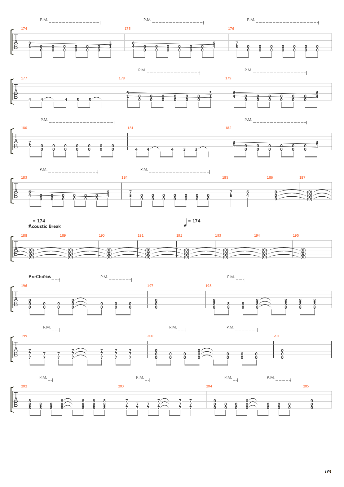 Departure吉他谱